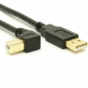 Purple 5 Pin USB 2.0 High Flex Cable , Straight A To Straight B Copper Flex Cable