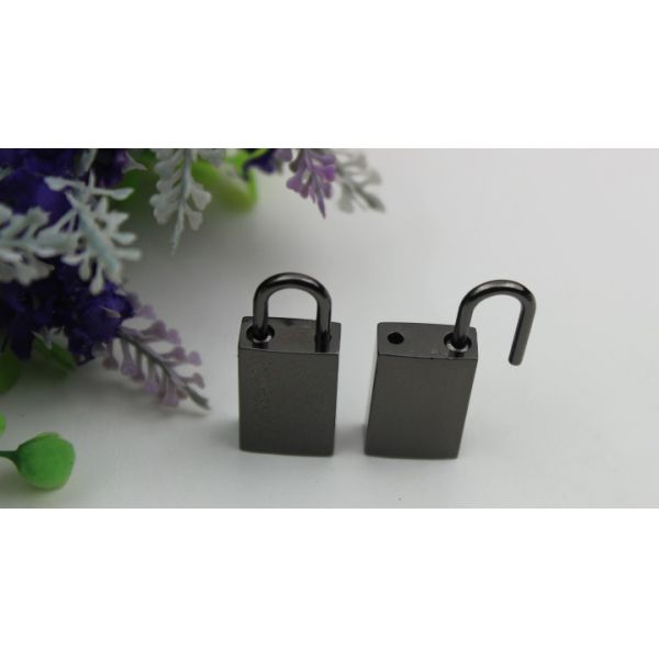 Multi-color easy open decoration hardware handbag hang lock without keys
