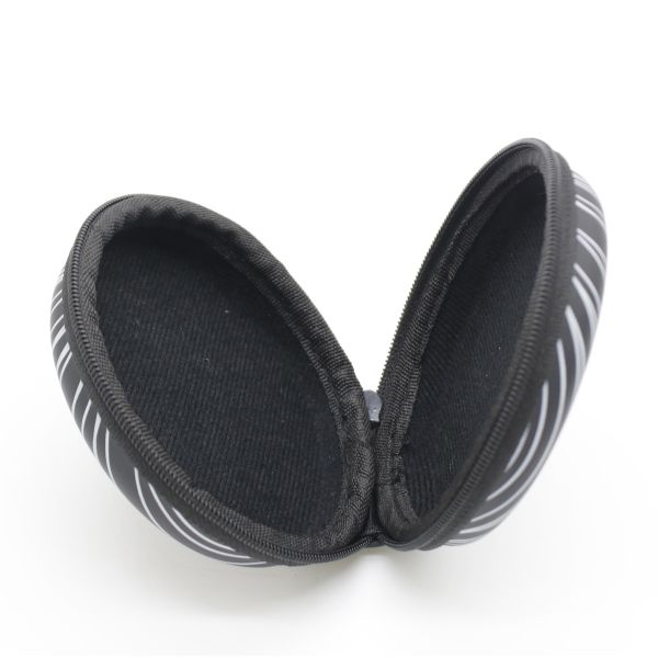 75 Degree EVA Headphone Carrying Case Round With Zipper
