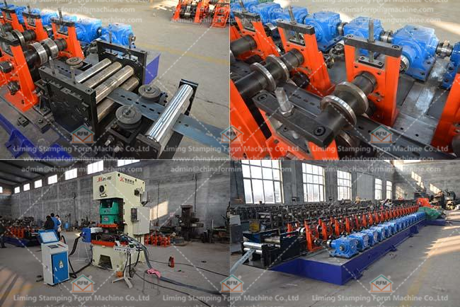 Reusable Adjustable Position 1.2mm Custom Roll Forming Machine For Photovoltaic Bracket