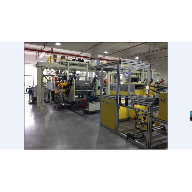 200KW Sheet Extrusion Geomembrane Making Machine Double Screw Extruder Machine