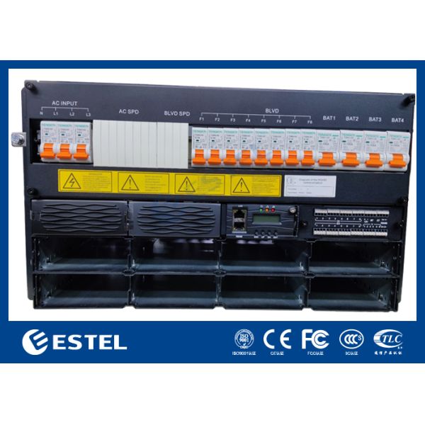 6U Telecom DC48V Integrated Rectifier Power System with Remote Control