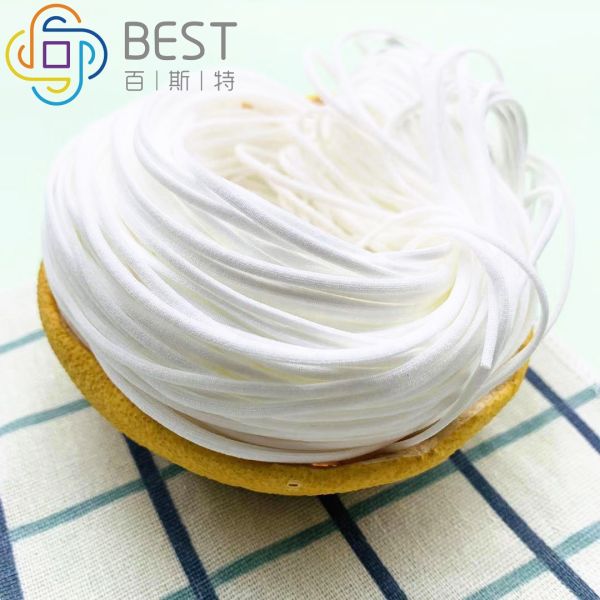 Nylon Face Mask Elastic Ear Loop Material Round Elastic Band 2.5-3.0mm