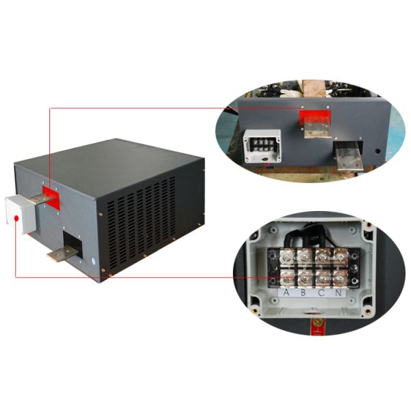 12v 500a AC To DC Electroplating Rectifier Energy Saving 380V Input 3 Phase