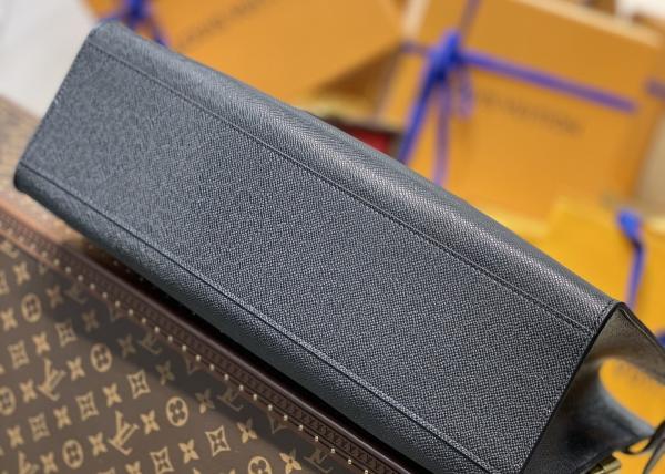 Black Mens Cross Pattern Genunie Cowhide Leather Handbag For Shopping