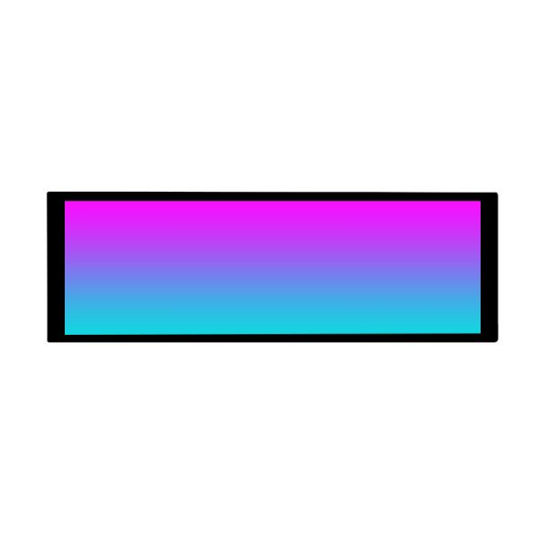 7.9 inch tft lcd display，400X1280 resolution, HDMI+USB interface, 400~680c/d brightness