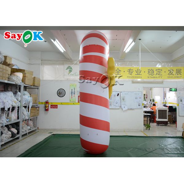 2.5m 8.25ft Inflatable Holiday Decorations Christmas Candy Cane