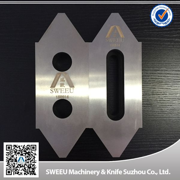 Customized cutting blades/knives for copper cables/plastic