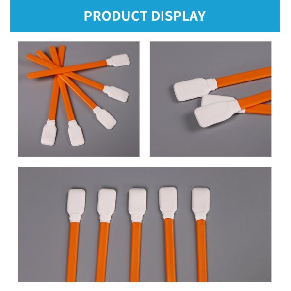 Double Layers Dust Free Lens Cleaning Microfiber Swabs For PCB