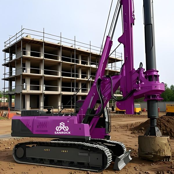 Rotary Drilling Rig Municipal Construction Pile Borehole Drilling Machine Hydraulic Drilling Rig
