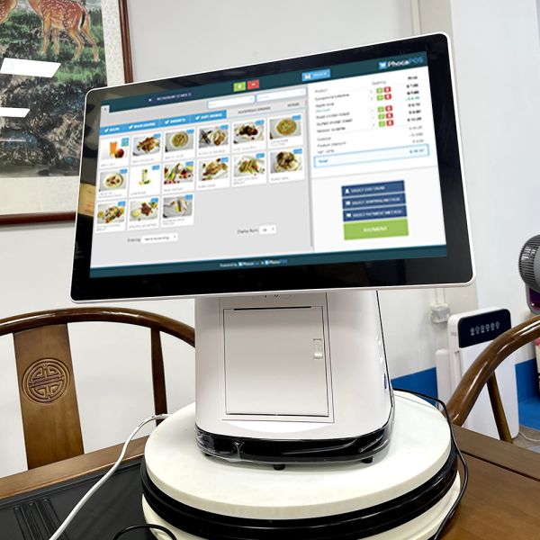 15.6 Inch POS Machine with 10-Point Touch and Thermal Printer