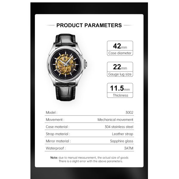 Skeleton Mechanical Watch