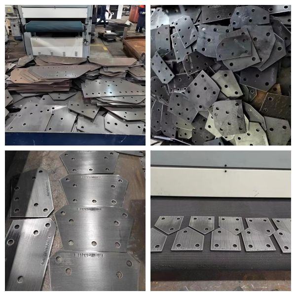 28KW Machine Power CNC Metal Plate Polishing Machine 2 Feed Motor