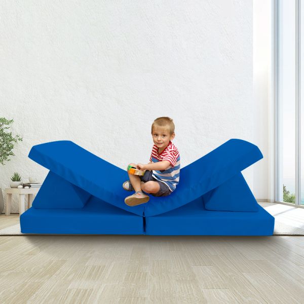 Flexible Seating Modular Micro Suede Kids Play Sofa Couch For Playroom