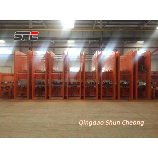 Cooling Time and Duration Coveyor Belt Rubber Vulcanizing Press Customization