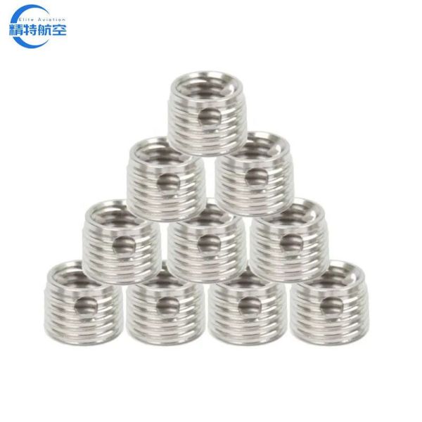 500pcs/bag Nickel Plated Unc 1/2 Slotted Self-Tapping Threaded Insert for Easy and Quick Installation