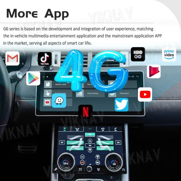 GPS Android Head Unit For Land Range Rover Vogue / Sport / Evoque 2013-2018