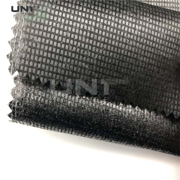 Plaid Fusible Non Woven Interlining With EVA Dot Coating / Flat Coating For Middle East / Egypt Market
