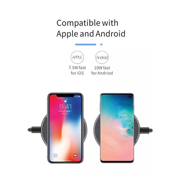 10w 110 KHz Smartphone Wireless Charging Pad For IPhone Android