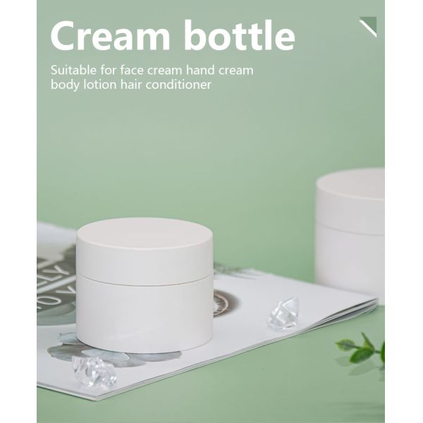 PCR Material PP Cream Jar 50g 100g Lightweight Replaceable