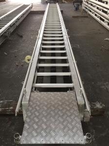 China Stainless steel boat ladder LR Approval Marine Aluminum Alloy Fixed on sale
