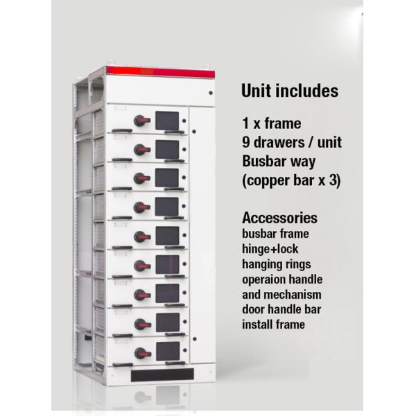 Custom Low Voltage Distribution Board , GCK/GCS Switch Panel Enclosure Up To 4000A IEC 61439
