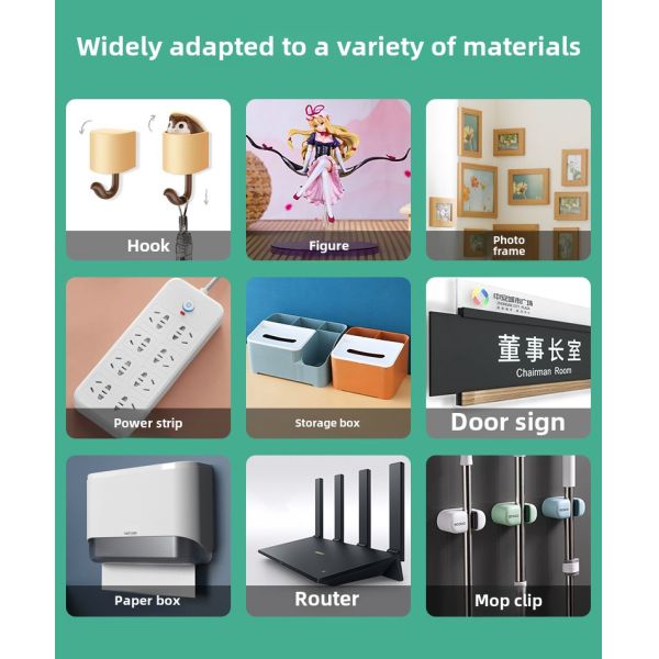 High Quality Acrylic AdhesiveNo Trace Removable Magic Artifact Frames Nails for Home Use