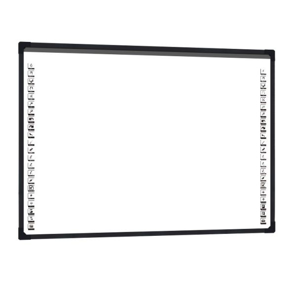 Iboard Interactive Whiteboard Overlay Infrared Touch 120 Inch 10 Points USB Port 4K Projector White Board For Room School