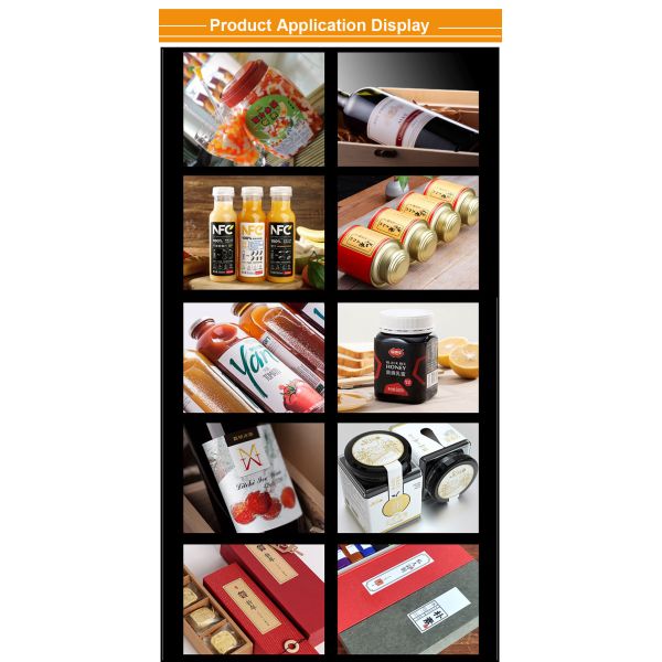 Stickers Customized Printed Adhesive Packaging Label for Packaging Material