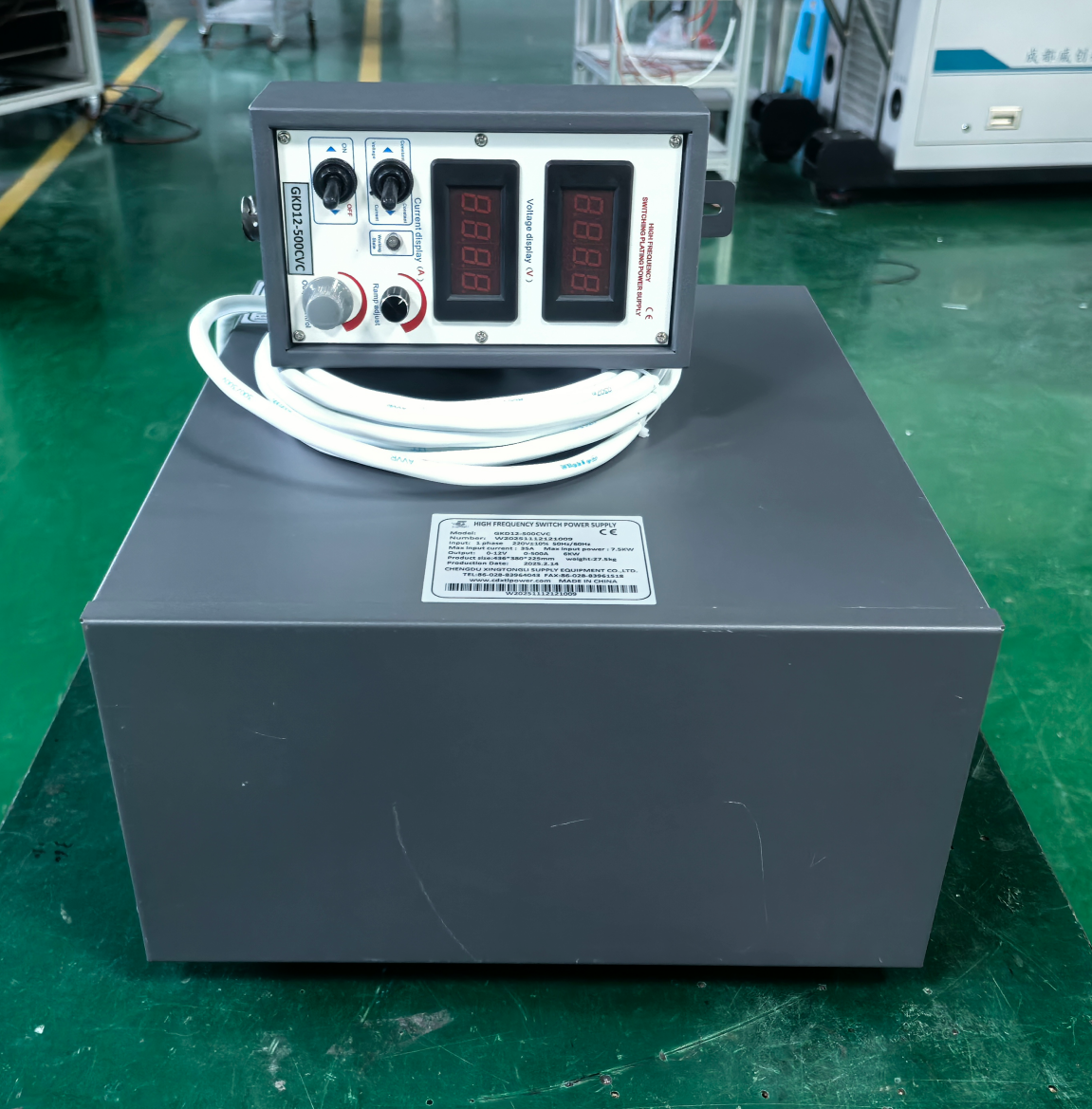 Industrial Power Supply For PCB Plating 12V 500A With 220Vac 3Phase Input For Mexico