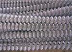 Privacy Vinyl Coated Chain Wire Fencing Panels , 3mm Diameter Galfan Wire Hot