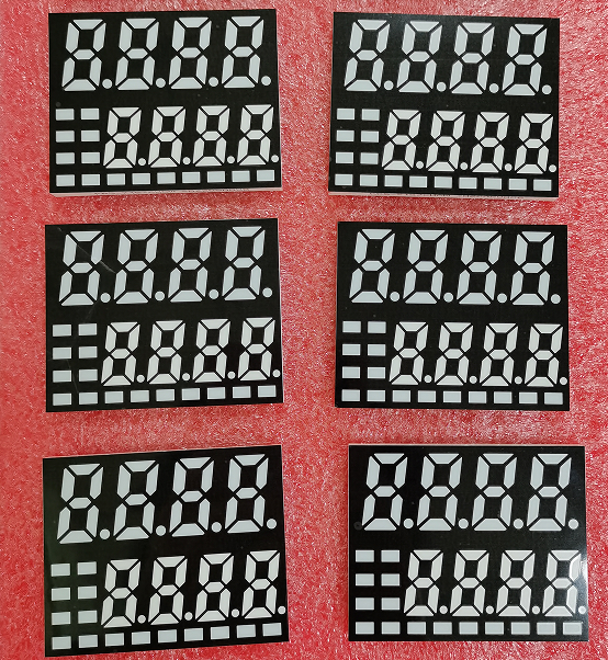SMD Custom 8 Digit 7 Segment LED Display White Yellow Green Color