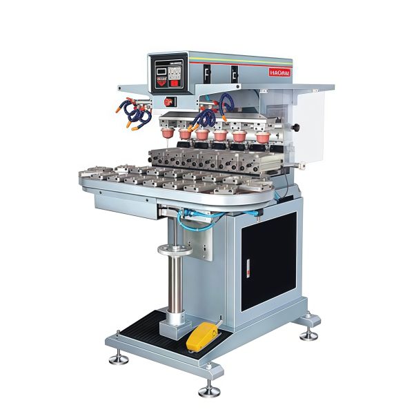 6 Color Pad Printing Machine With Multi-angle Adjustable Positioning