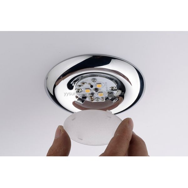 Super Thin Round LED Under Cabinet Light for Surface Mounting and Downward Lighting