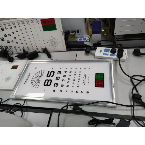 60*30cm Eye Care Ophthalmic Led 3m Visual Acuity Chart