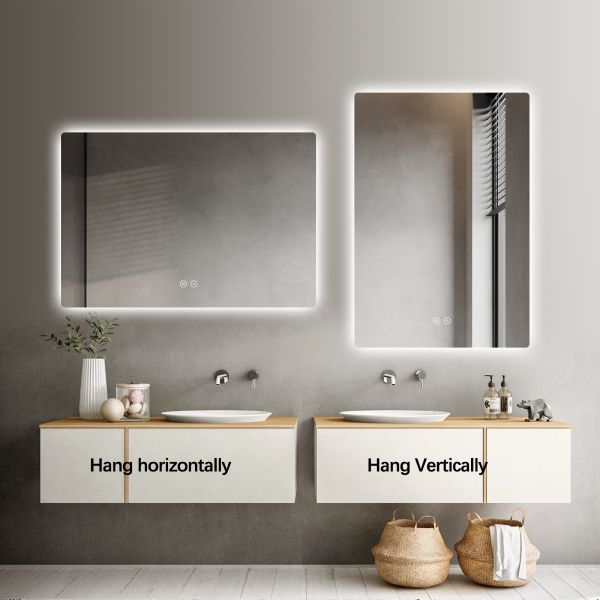BOLEN illuminated mirror installation example