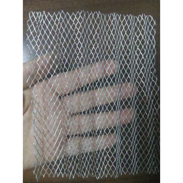 Small Hole Galvanized Expanded Wire Mesh Screen , Expanded Mesh Sheet
