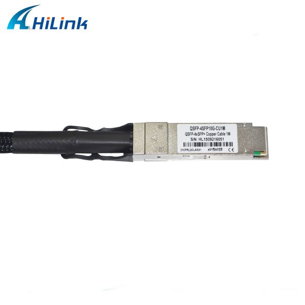 4 SFP+ DAC Direct Attach Passive Copper Cable QSFP+ 40G 1M 3ft
