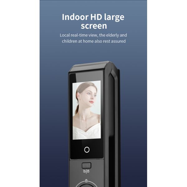Qleung S959MAX Automatic Smart Door Lock with Video Calling Intercom and Tuya Remote Control