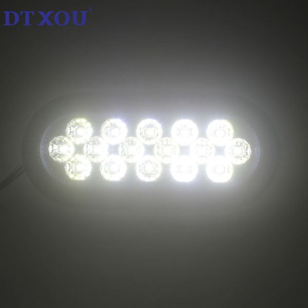 DC12V 24V 6 inch oval led stop turn tail light