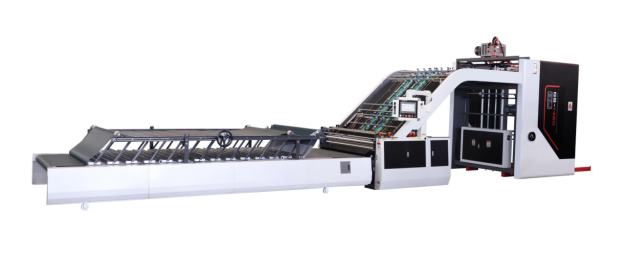 Automatic Electric Driven Carton Box Pasting Machine Corrugated Sheet Paper Board Card