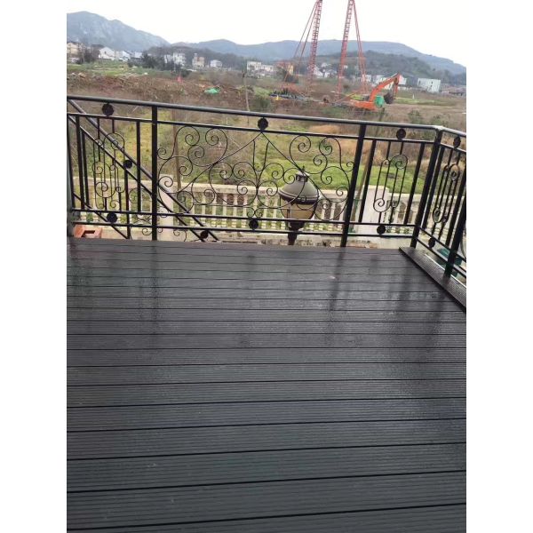 150 X 25 Mm Anti Insect Solid Composite Decking Outdoor Recycled Plastic Decking Boards