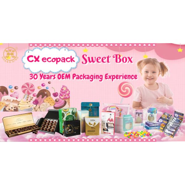 Customized Clear Window Cookie Packaging Box with CMYK+PMS Printing for Bakery and Food