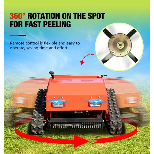Automatic Multifunctional Remote Control Farm Machine Lawn Mower Weeder Robot On-Site Weeding Robot