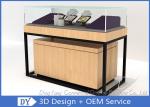 Luxury Retail Shop Jewelry Store Showcases / Wood Glass Jewelry Display Counter