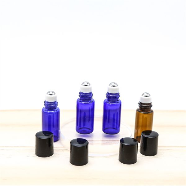 10ml Glass Essential Oil Roller Bottles Oem Odm Screen Printing