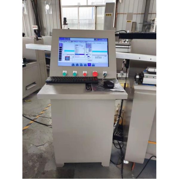 3000mm 3200mm Double Head Spindle Drilling Machine CNC Punching Machine For Aluminium PVC Window Door Making