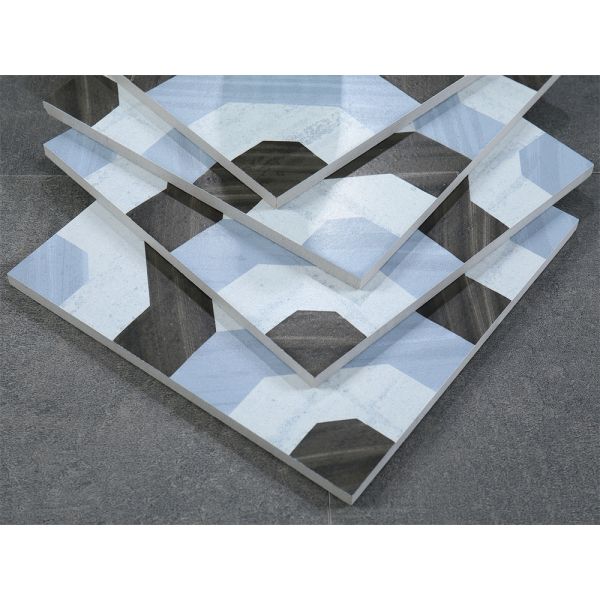 Blue 20x20cm Ceramic Rustic Tile for Wall and Floor