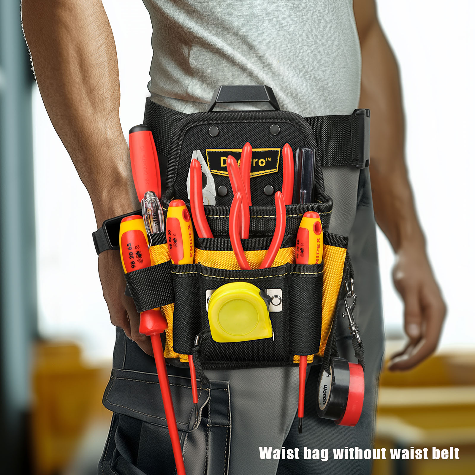 Multi Functional Repair Tool Waist Bag Clip-on Tech System Electrition Tools Bag Tool Waist Bag