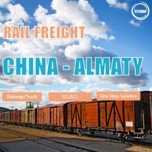 Quality Guangzhou Zhengzhou China to Almaty Kazakhstan International Rail Freight Service for sale